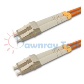 Cordón de parcheo de fibra óptica Multimodo LC-LC Dúplex 1m (3.28pies) OM1 LC/UPC-LC/UPC 62.5/125μm LSZH 2.0mm