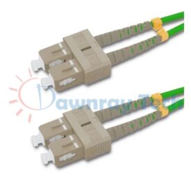 Cordón de parcheo de fibra óptica Multimodo SC-SC Dúplex 1m (3.28pies) OM5 SC/UPC-SC/UPC 50/125μm LSZH 2.0mm