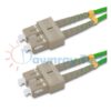 Cordón de parcheo de fibra óptica Multimodo SC-SC Dúplex 25m (82.02pies) OM5 SC/UPC-SC/UPC 50/125μm LSZH 2.0mm