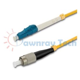 Cordón de parcheo de fibra óptica Monomodo LC-FC Símplex 2m (6.56pies) OS2 LC/UPC-FC/UPC 9/125μm LSZH 2.0mm
